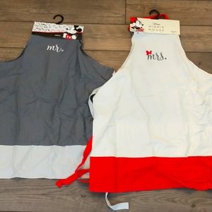 Disney Mr. & Mrs. Aprons